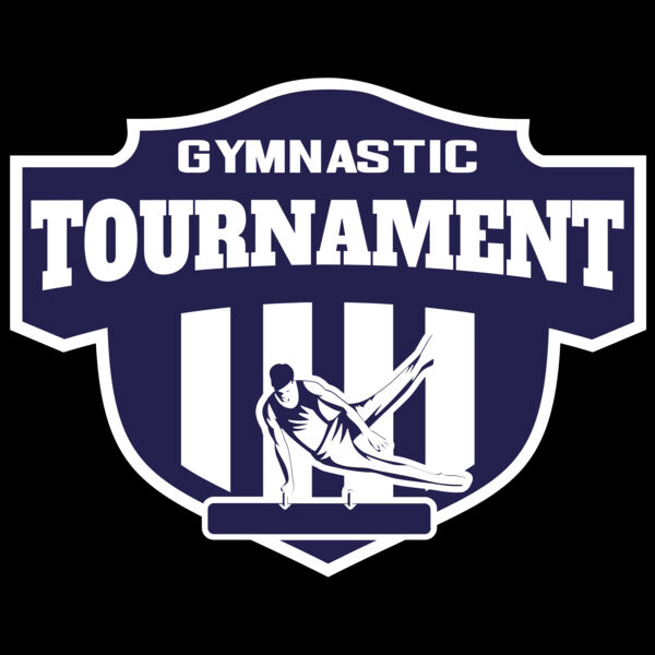 Gymnastic Tournament logo template Thumbnail