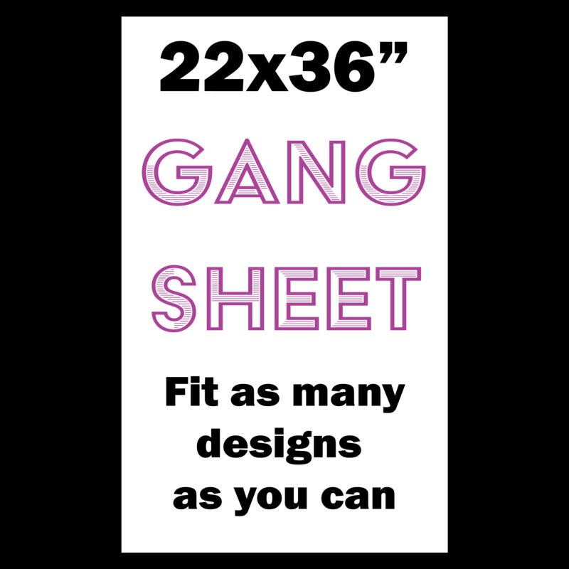 Full Color DTF Gang Sheet 22x36" Thumbnail