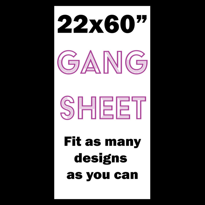 Full Color DTF Gang Sheet 22x60" Thumbnail