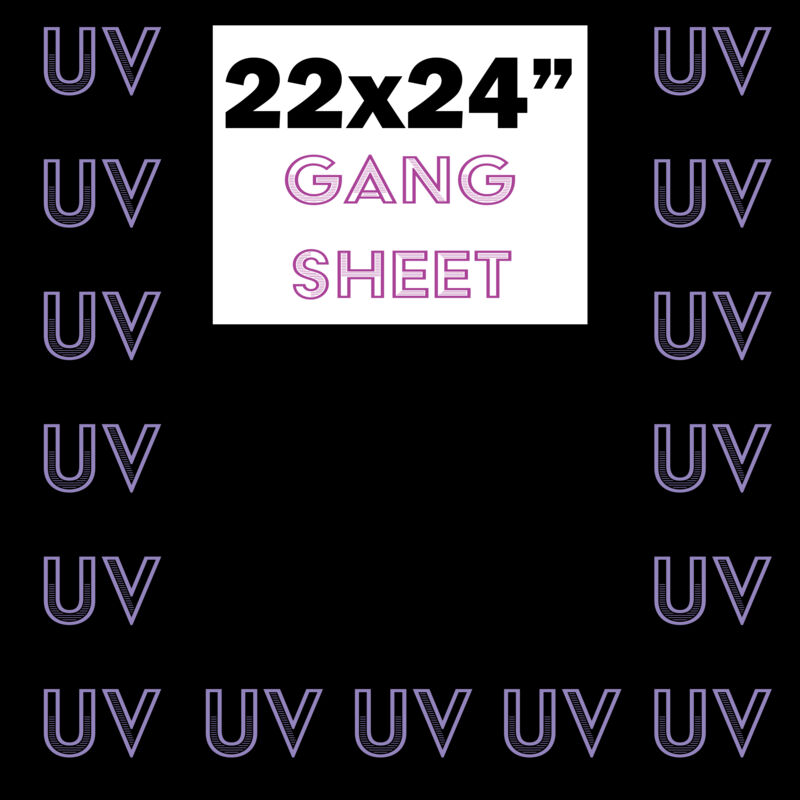 UV DTF Gang Sheet 22x24" Thumbnail