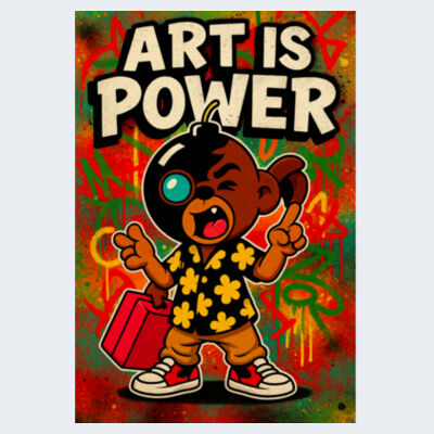 Art Is Power Tee (youth) Design