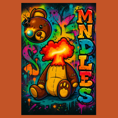 Mindless graffiti bear2 Tee Design
